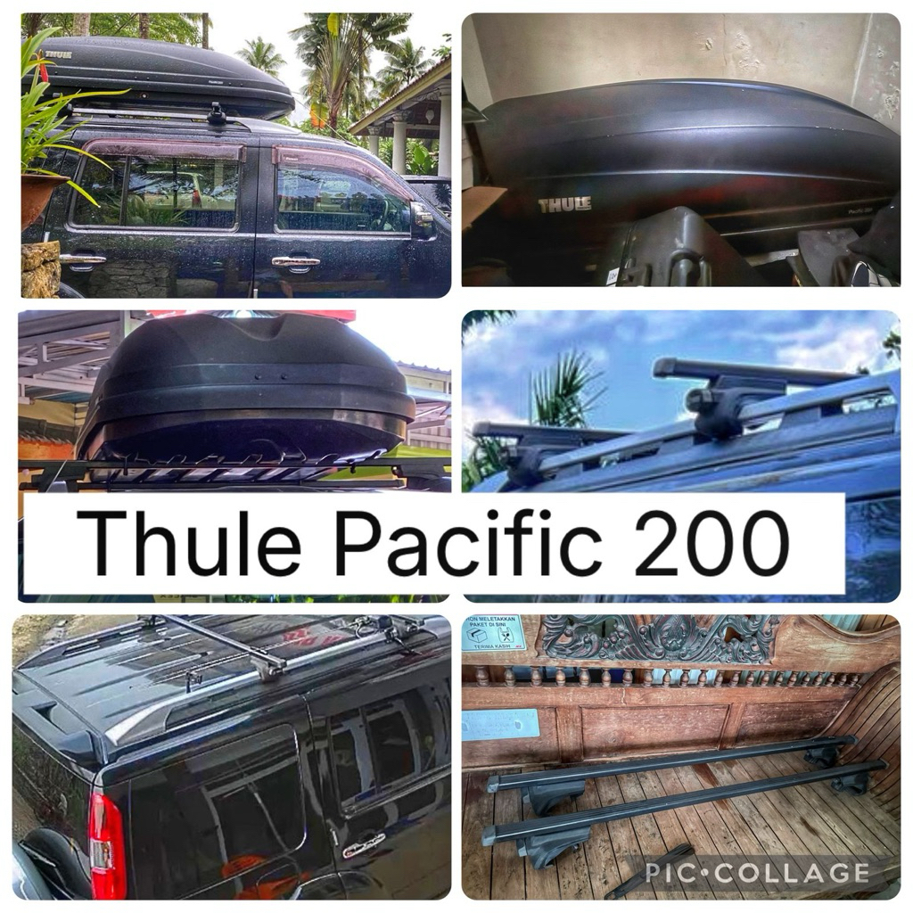 Roof Box & Cross Bar Thule Pacific 200 ORI