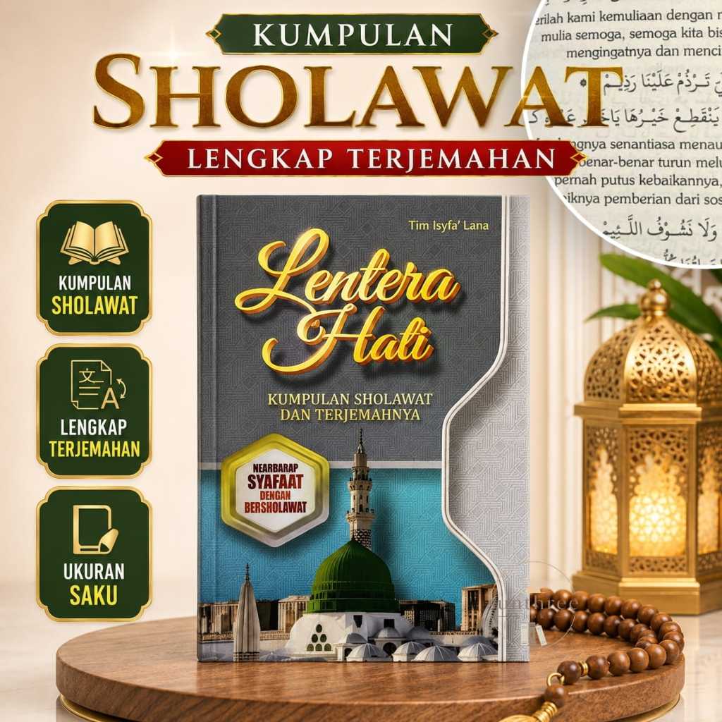 Kumpulan Sholawat Dan Terjemahannya | Lentera Hati | buku sholawat