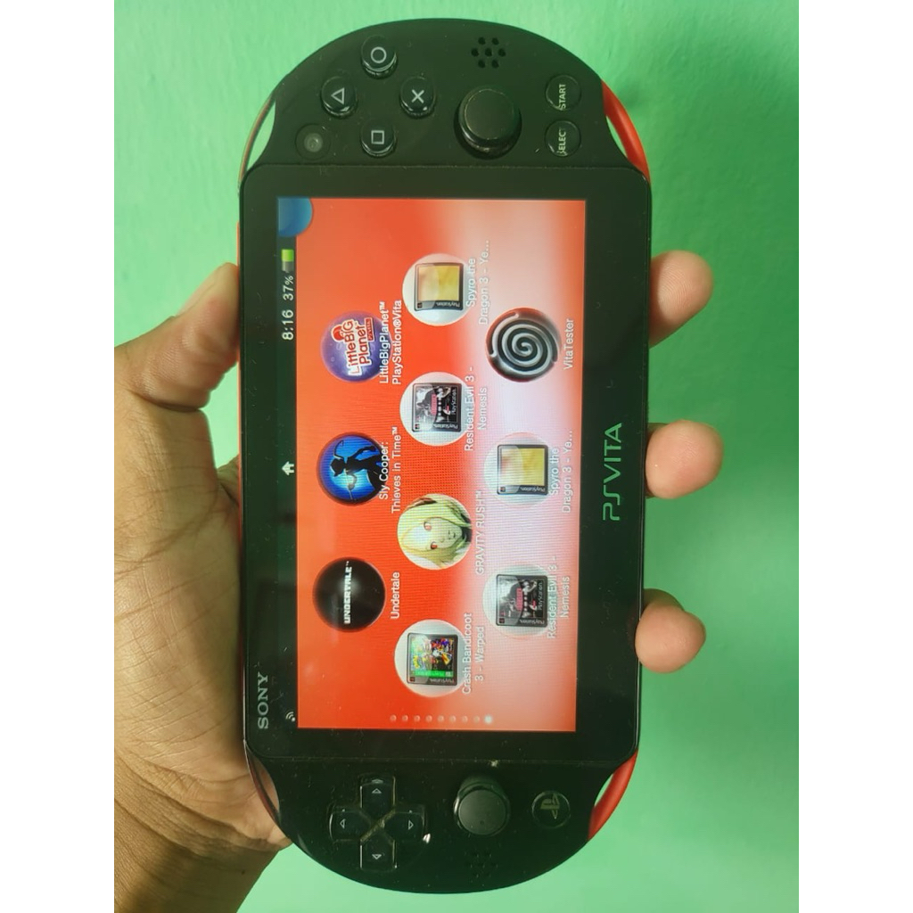 ps vita merah hitam 128 gb