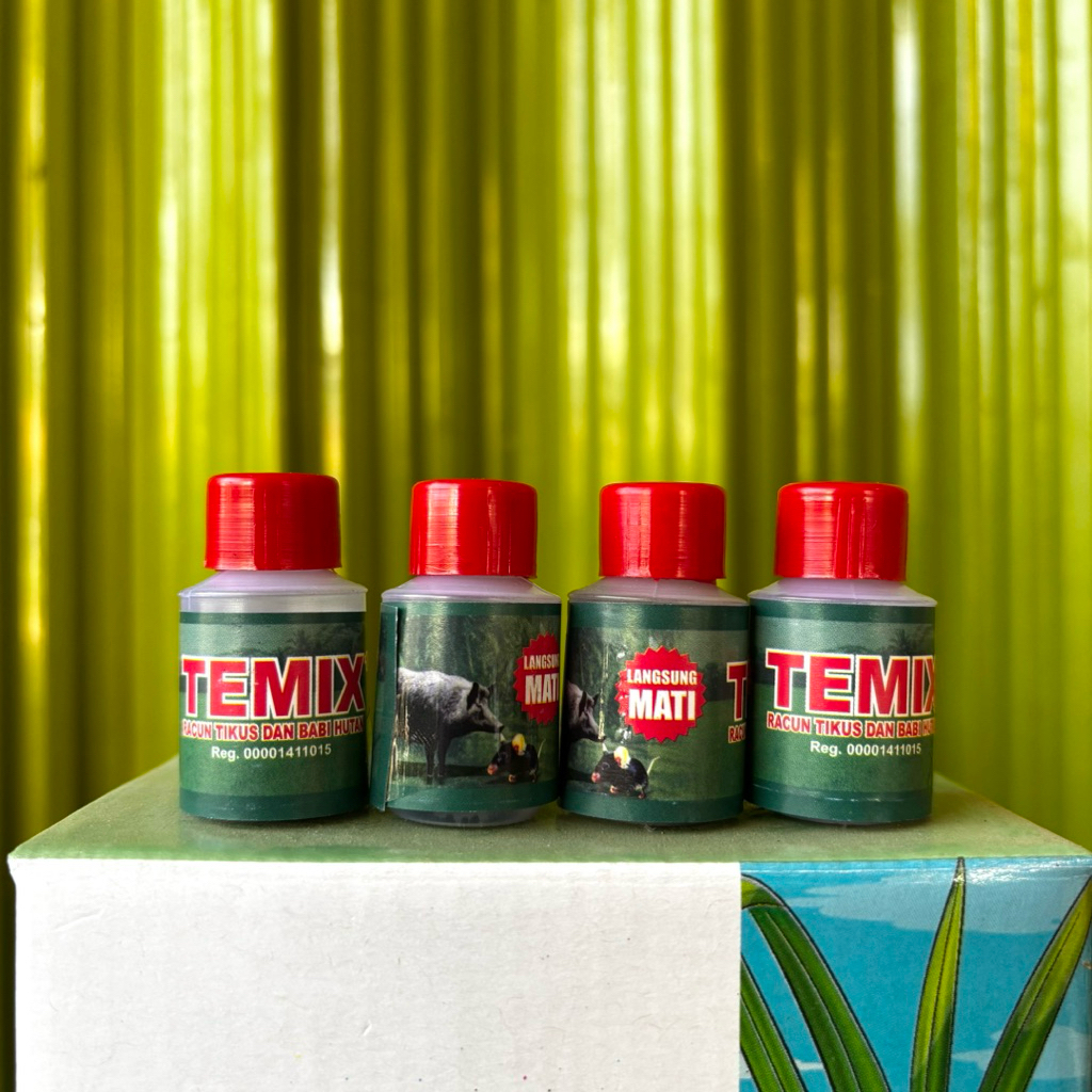 TEMIX Racun Tikus dan Babi Sangat Ampuh 1 Pcs - Temix Timex Pembasmi Tikus dan Babi