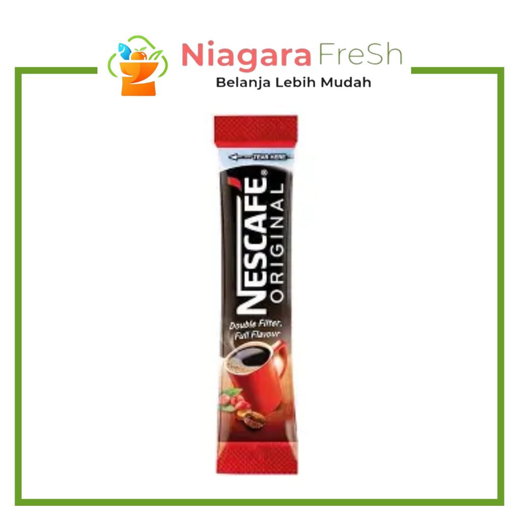 Nescafe Original Sachet - Kopi Hitam Instan Praktis Nikmat