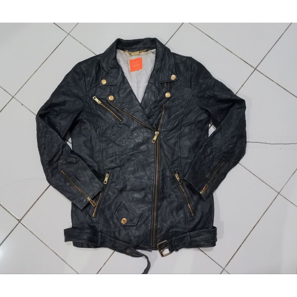 Robo ramones leather jacket not yellow corn simpson avirex vanson rbc perfecto