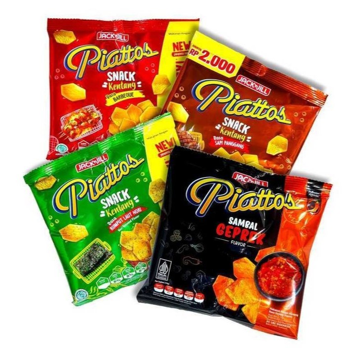 JACK N JILL SNACK PIATTOS /  PIATOS 1 RENCENG ISI 10PCS