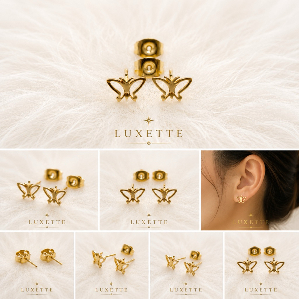 Luxette | Anting Giwang titanium wanita Giwang cewek model Korea anti karat