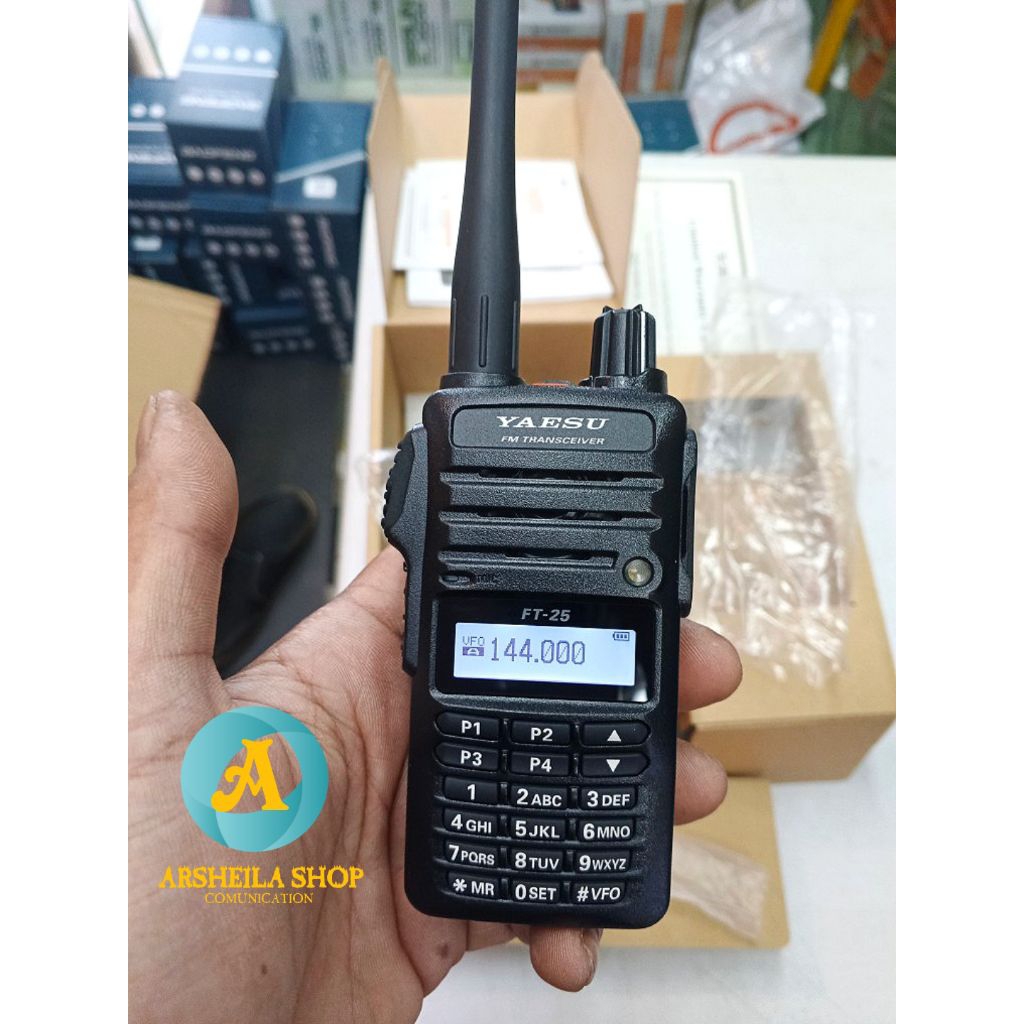 Ht Yaesu Ft 25 Re original yaesu garansi 1 tahun