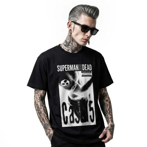 Superman Is Dead - Case15 Black - tshirt band metal original