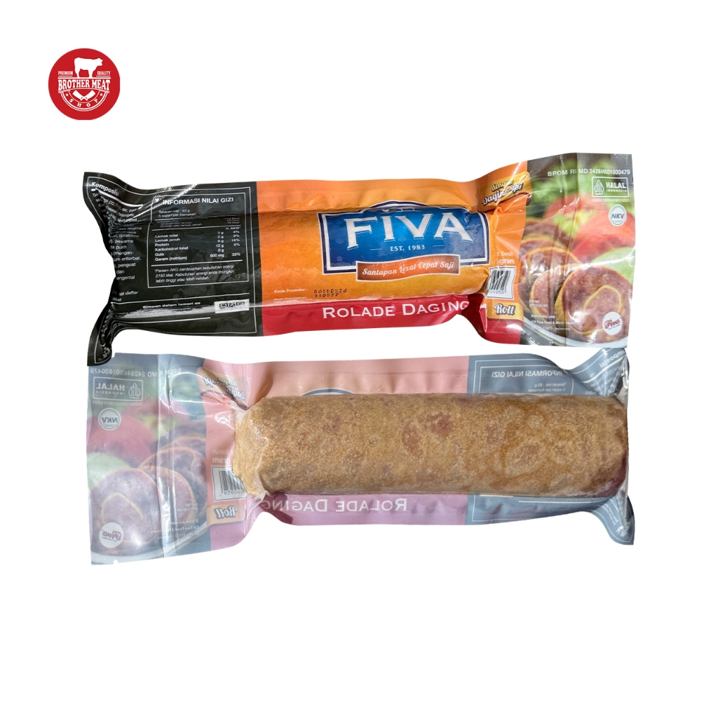 Fiva Rollade Daging Roll 400gr / Rollade Utuh - Brothermeatshop