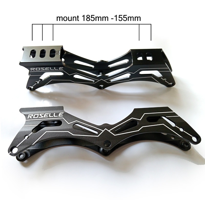 FRAME 3x110mm inline skate  original ROSELLE HIGHSPEED Sepatu roda Three Wheels