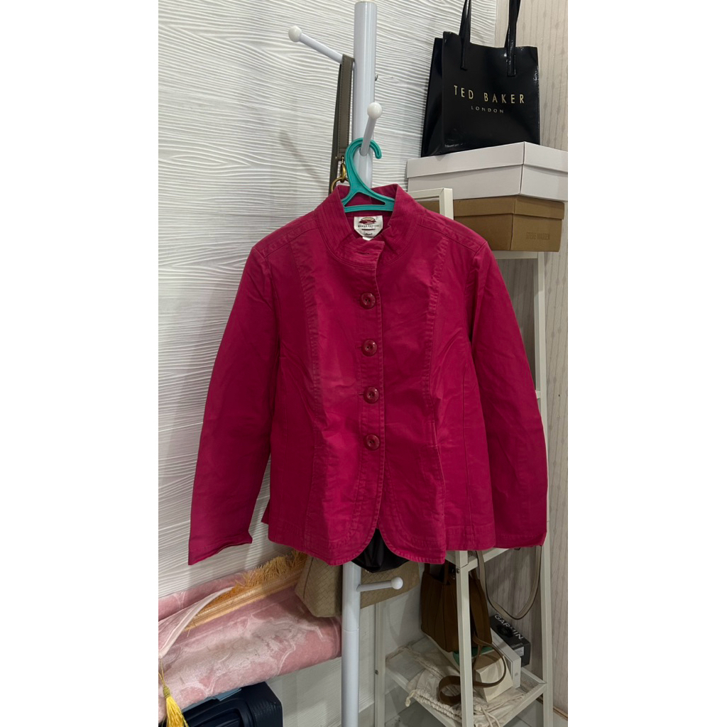 jaket pink tebal | pl