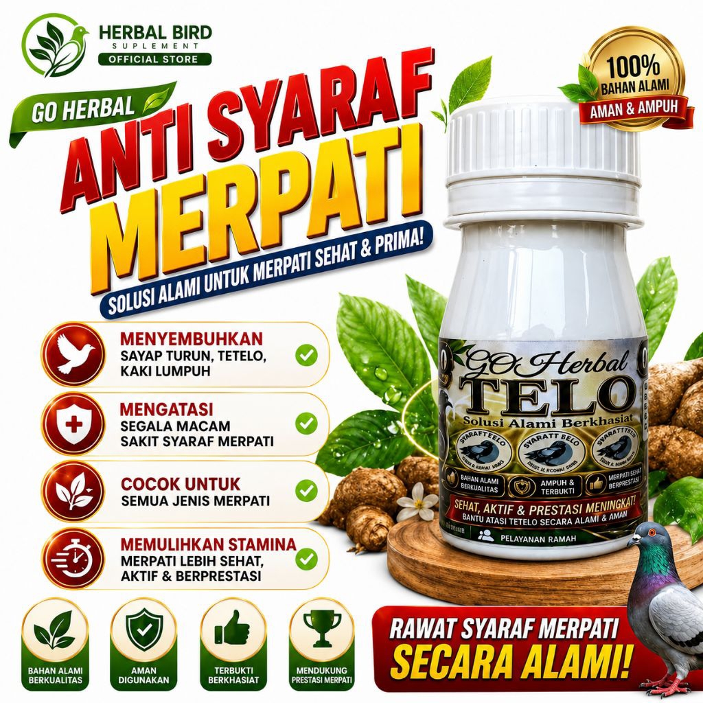 REKOMENDASI JAMU MERPATI TELO HERBAL isi 100 butir/ ampuh untuk merpati telo obat merpati vitamin me