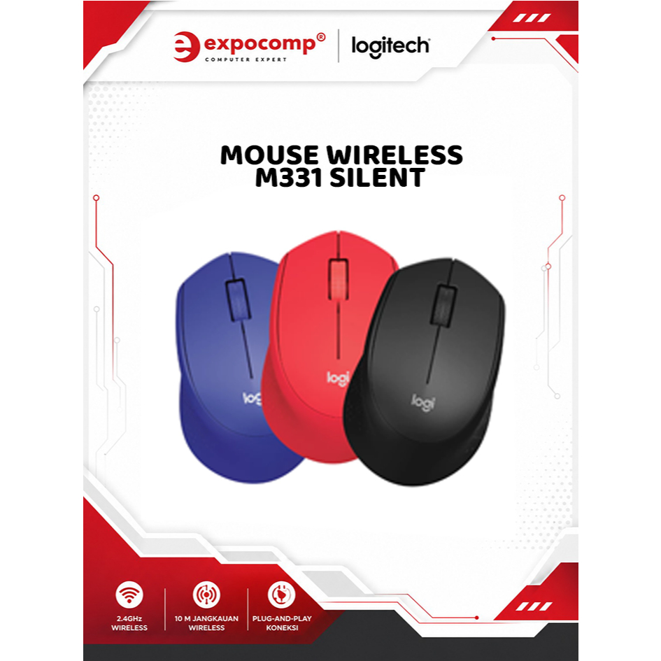 Logitech M331 Mouse Wireless Silent Click