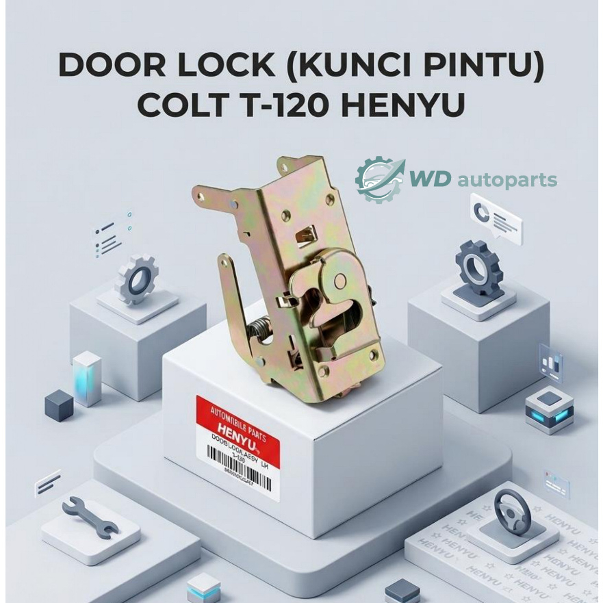 Kunci Pintu Door Lock Colt T-120 RH / LH  Henyu