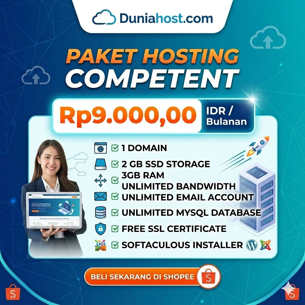 Hosting Unlimited dan domain bisa perpanjang