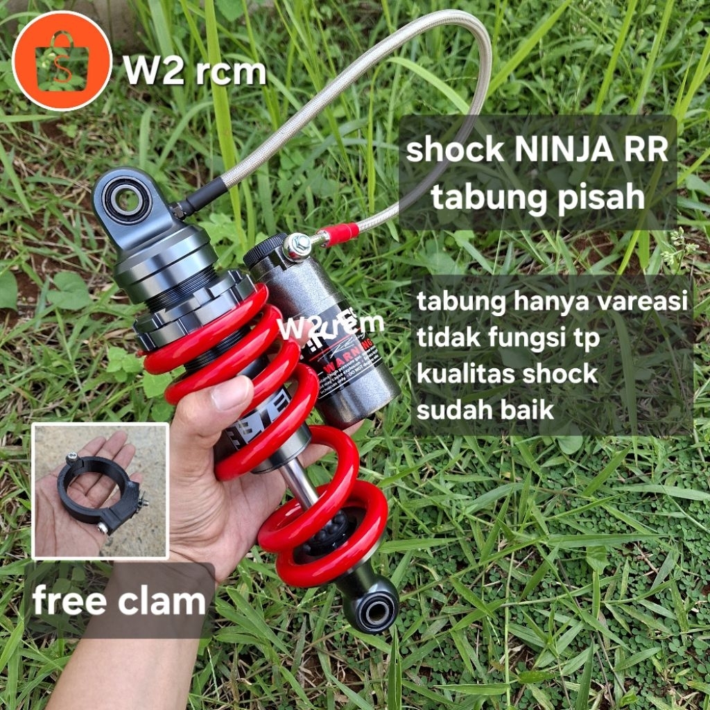 Shock belekang ninja rr monoshock belakang ninja rr tabung pisah