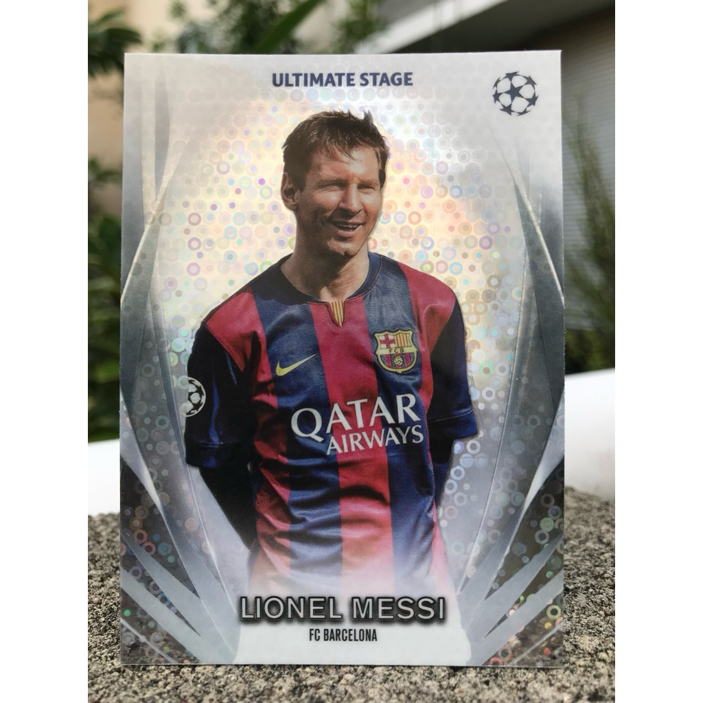 LIONEL MESSI KARTU TOPPS ULTIMATE STAGE SOCCER RARE CARD 2024