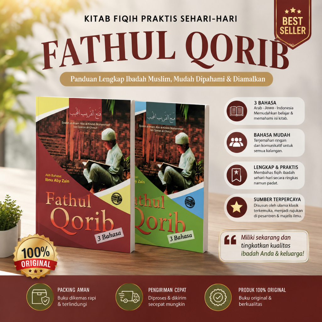 Fathul qorib 3 bahasa saku- terjemah kitab fathul qorib - fathul qorib - terjemah fathul qorib