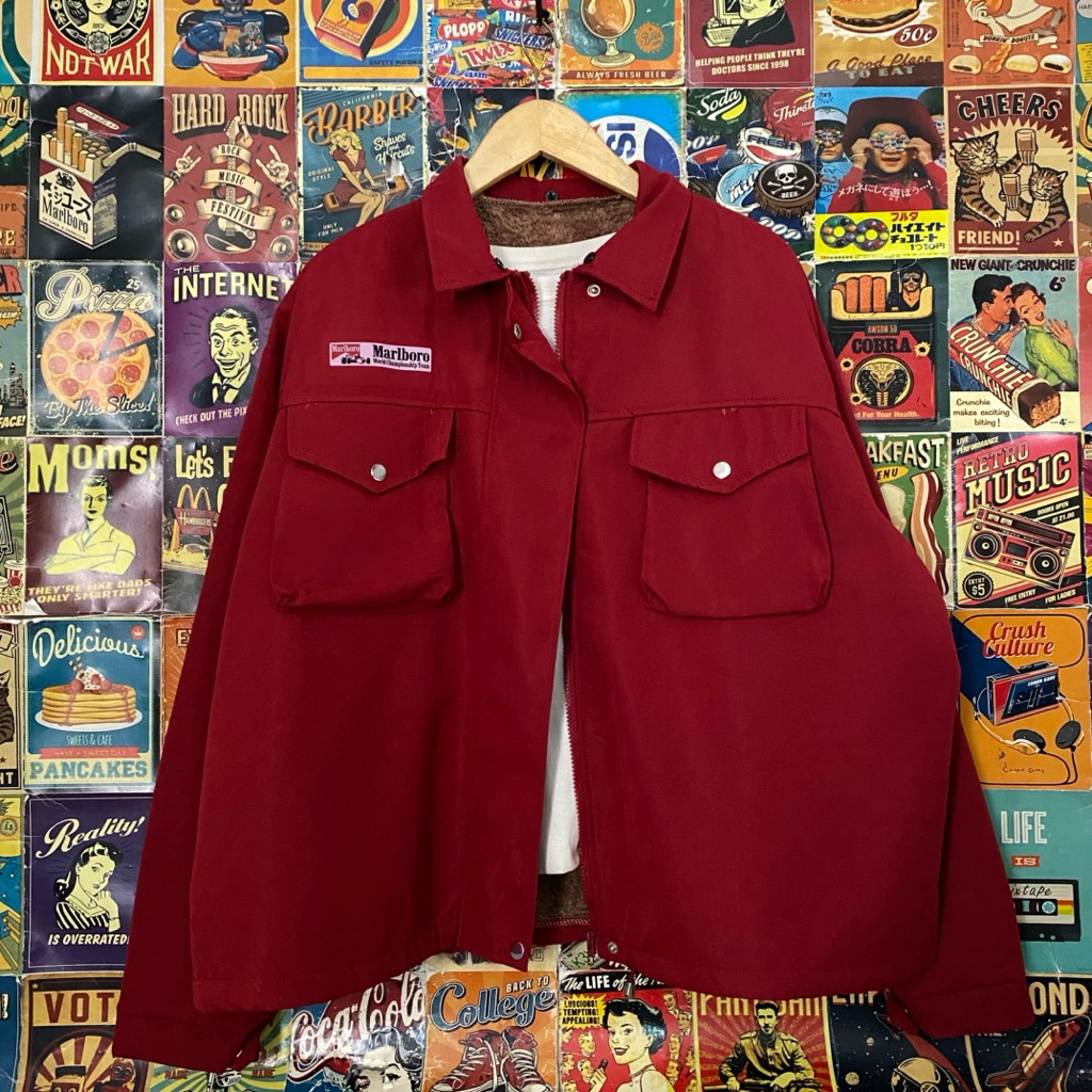 jaket marlboro size XL