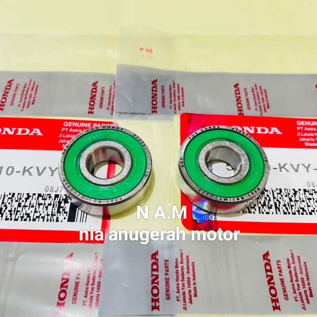 Bearing laher roda depan Honda KVY beat karbu Scoopy karbu spacy karbu 2 aitem