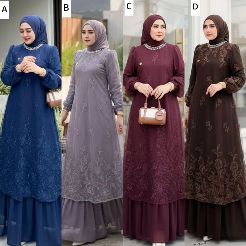 shakira collection gamis pesta by nabil