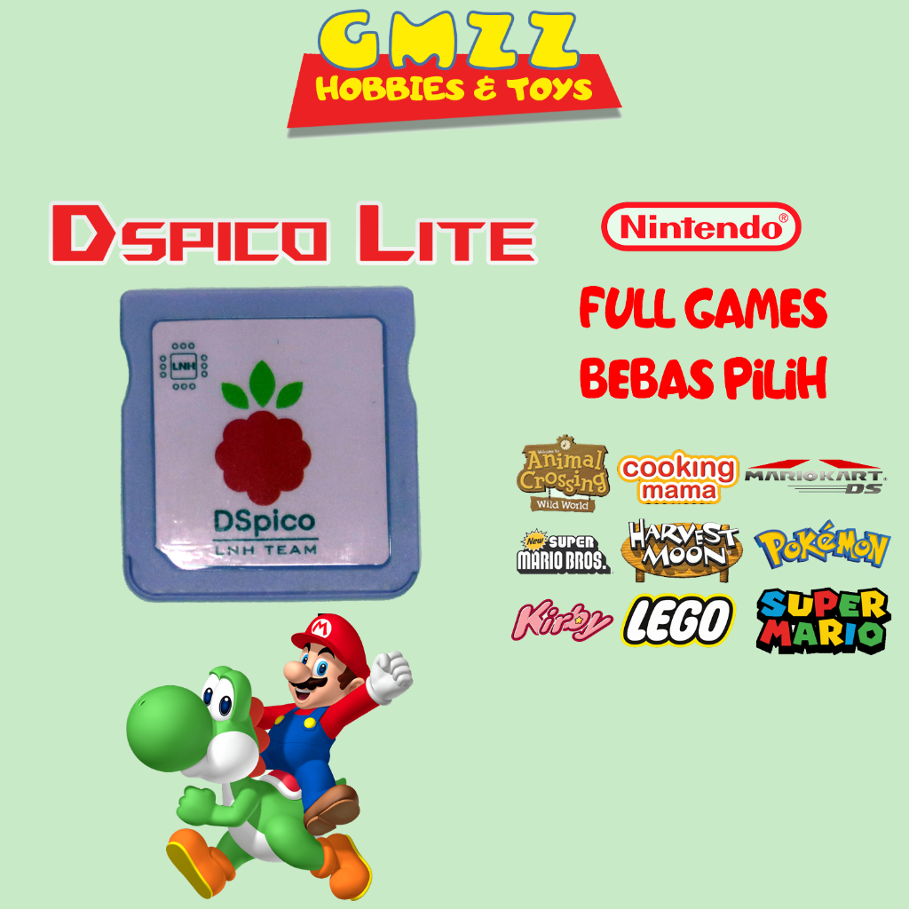DSpico Lite Flashcart untuk Nintendo Ds Lite Dsi 3ds New 3ds