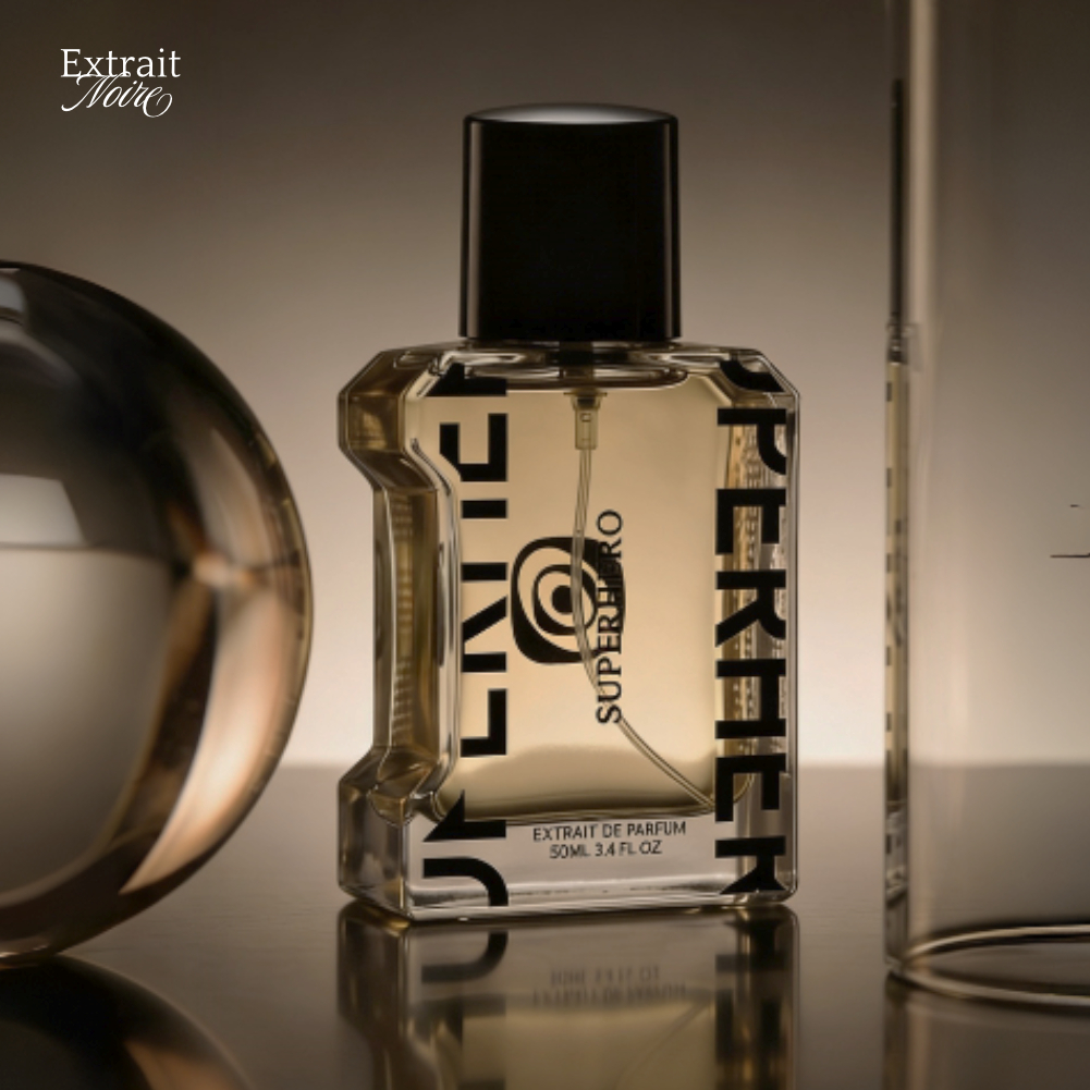 Superhero Extrait de Parfum Pria Tahan Lama Seharian Indoor Outdoor Extrait Noire by PVJ