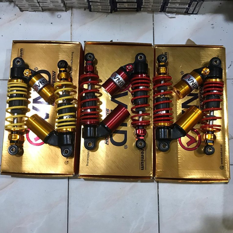 SHOCKBREAKER SHOCK BELAKANG TABUNG MIRING AK777 VND UKURAN 280MM 320MM 340MM