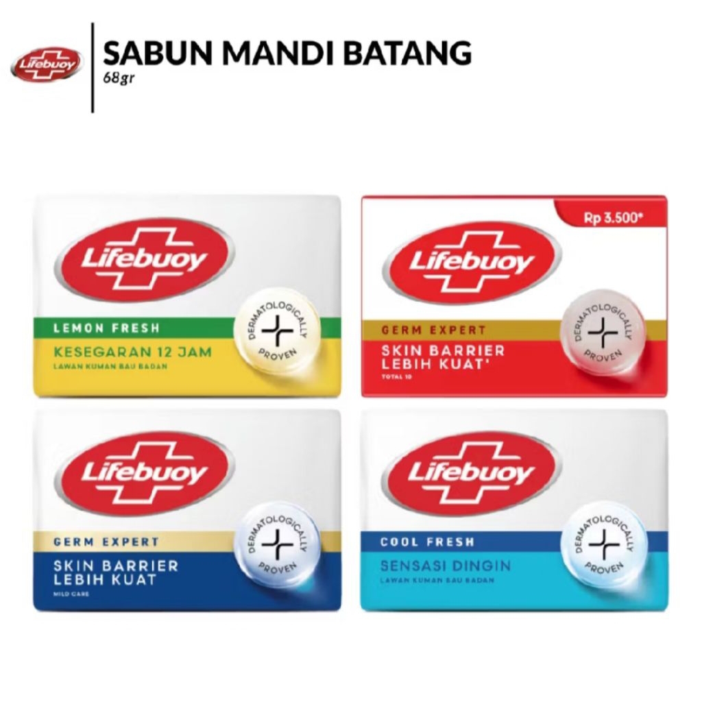 [ 1 PCS ]  SABUN LIFEBUOY 60 g | SABUN LIFEBUOY  BATANG | SABUN BATANG