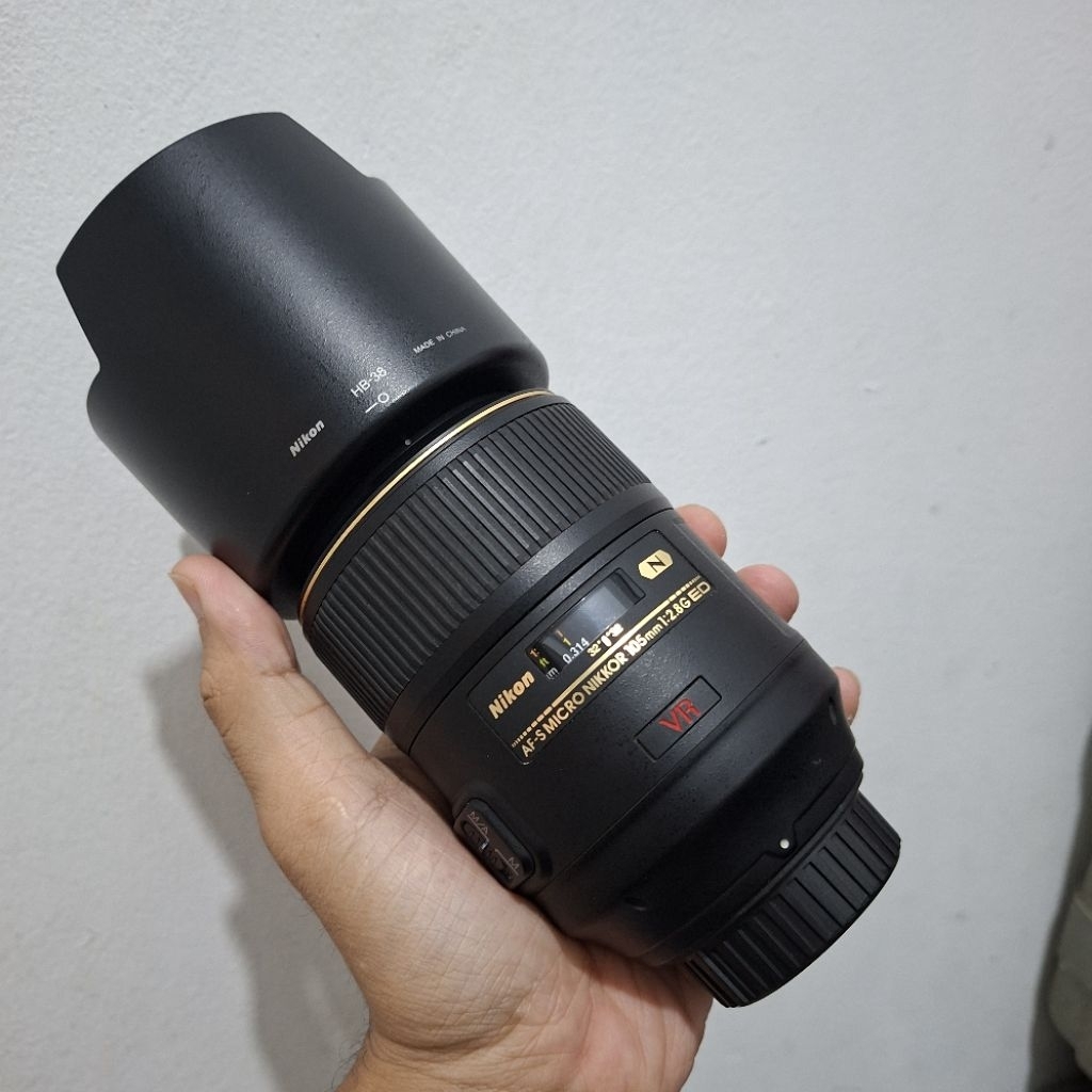 lensa micro macro nikon 105mm f2.8 nano