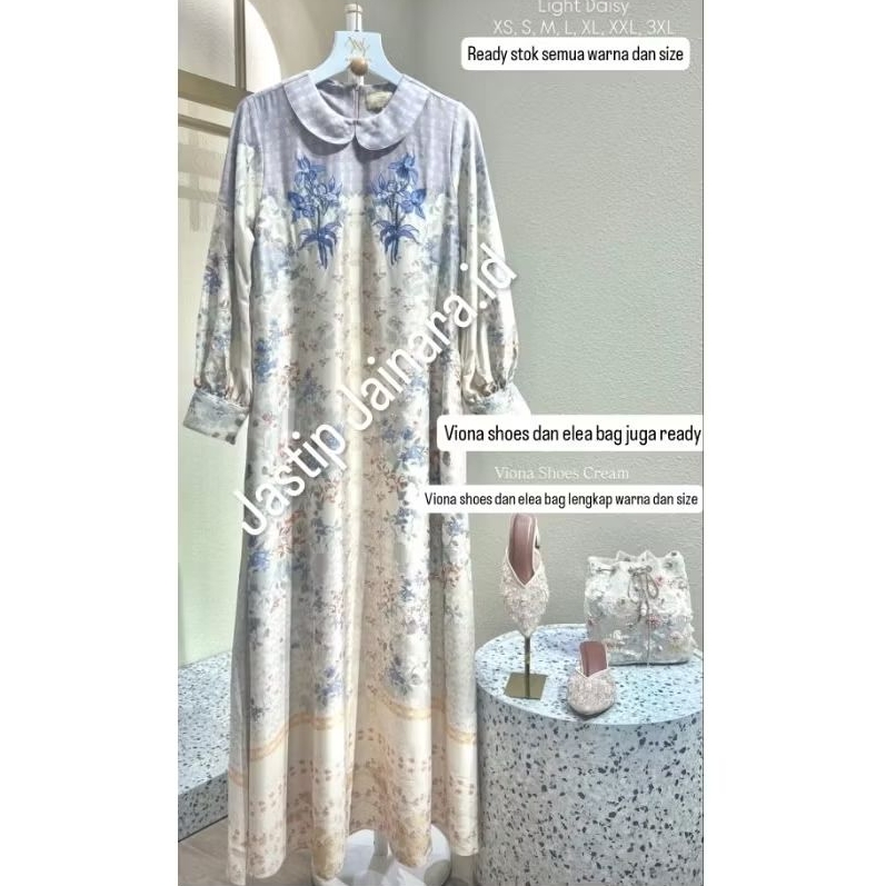 Sylviora Dress Ainayya.id / Jastip Ainayya.id / Baju dress Sylviora / Dress Ainayya.id