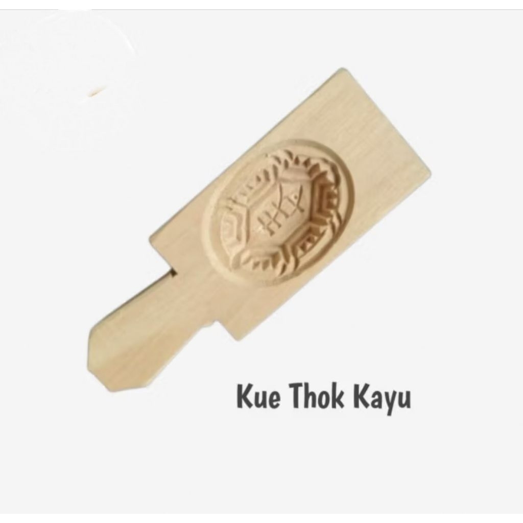 Cetakan kue angkuh kayu alami /cetakan kue tok kayu/kue ku kayu