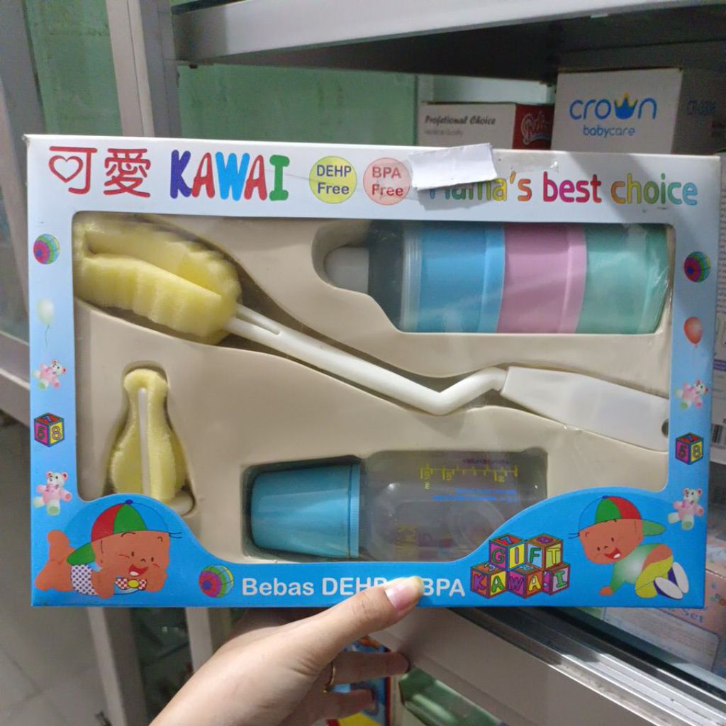 KAWAI BOTOL MINUM BAYI DAN PEMBERSIH BOTOL
