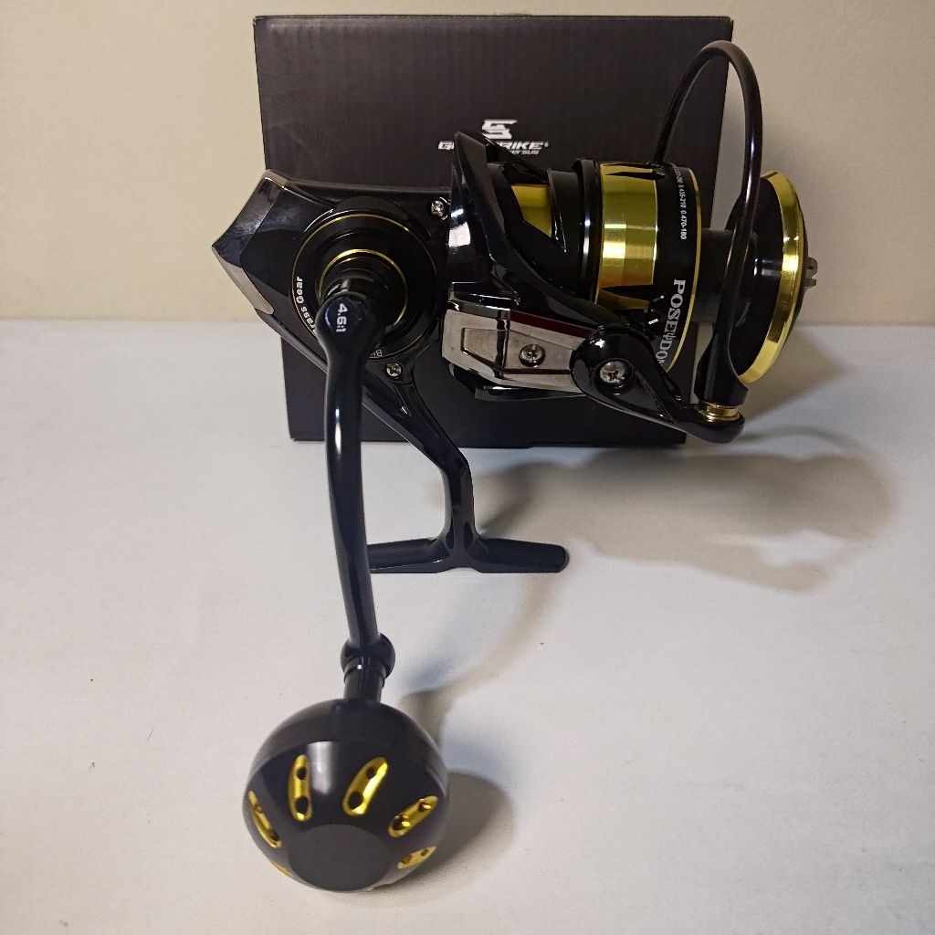 Reel pancing Versus Poseidon 8000 PG , Reel pancing spinning ukuran 8000 Saltwater resistance , Alat