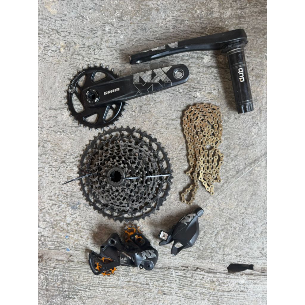 Groupset Sram NX 12 Speed Note SX GX XT Deore