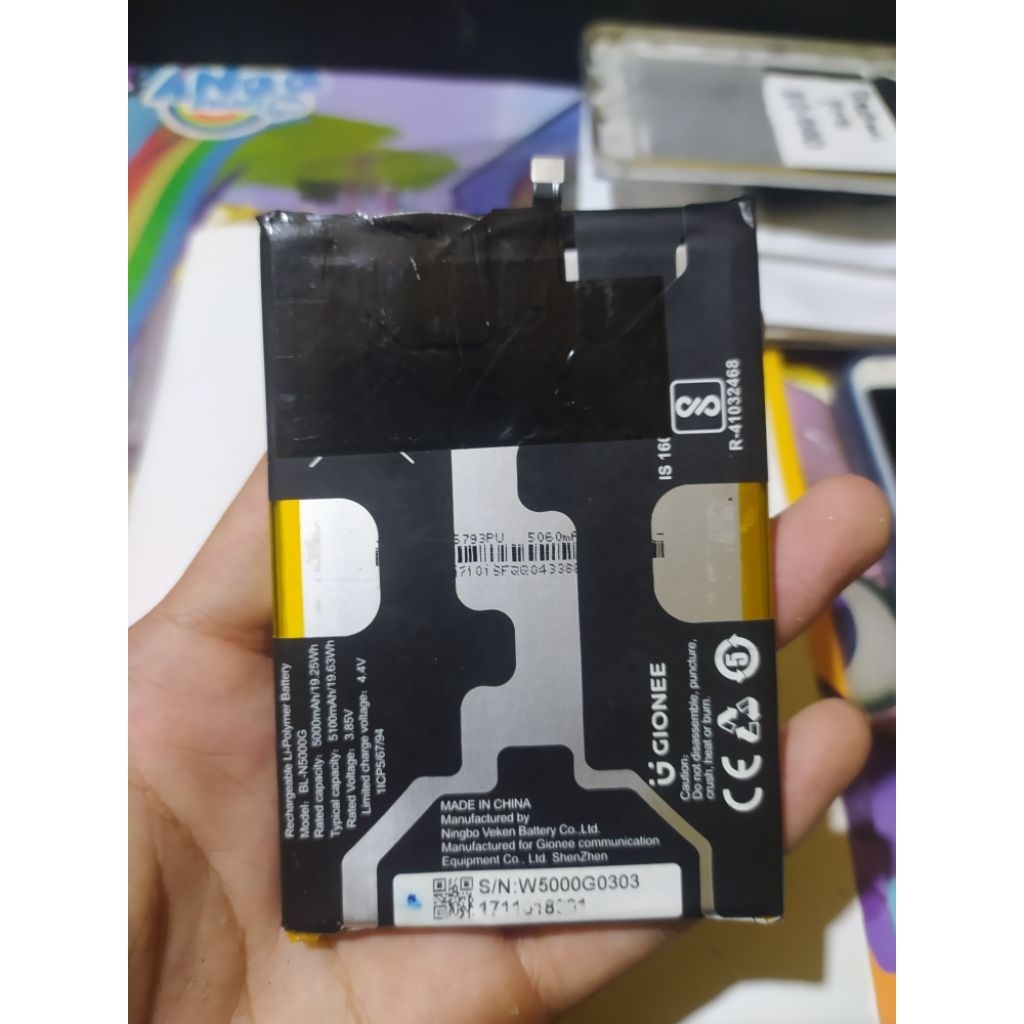 Baterai Gionee M7 Plus Original Cabutan