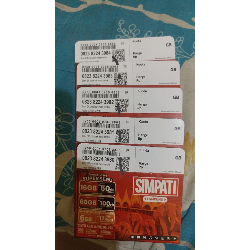 Kartu Perdana Telkomsel Simpati dan by.U 3GB Kuota Internet Nasional