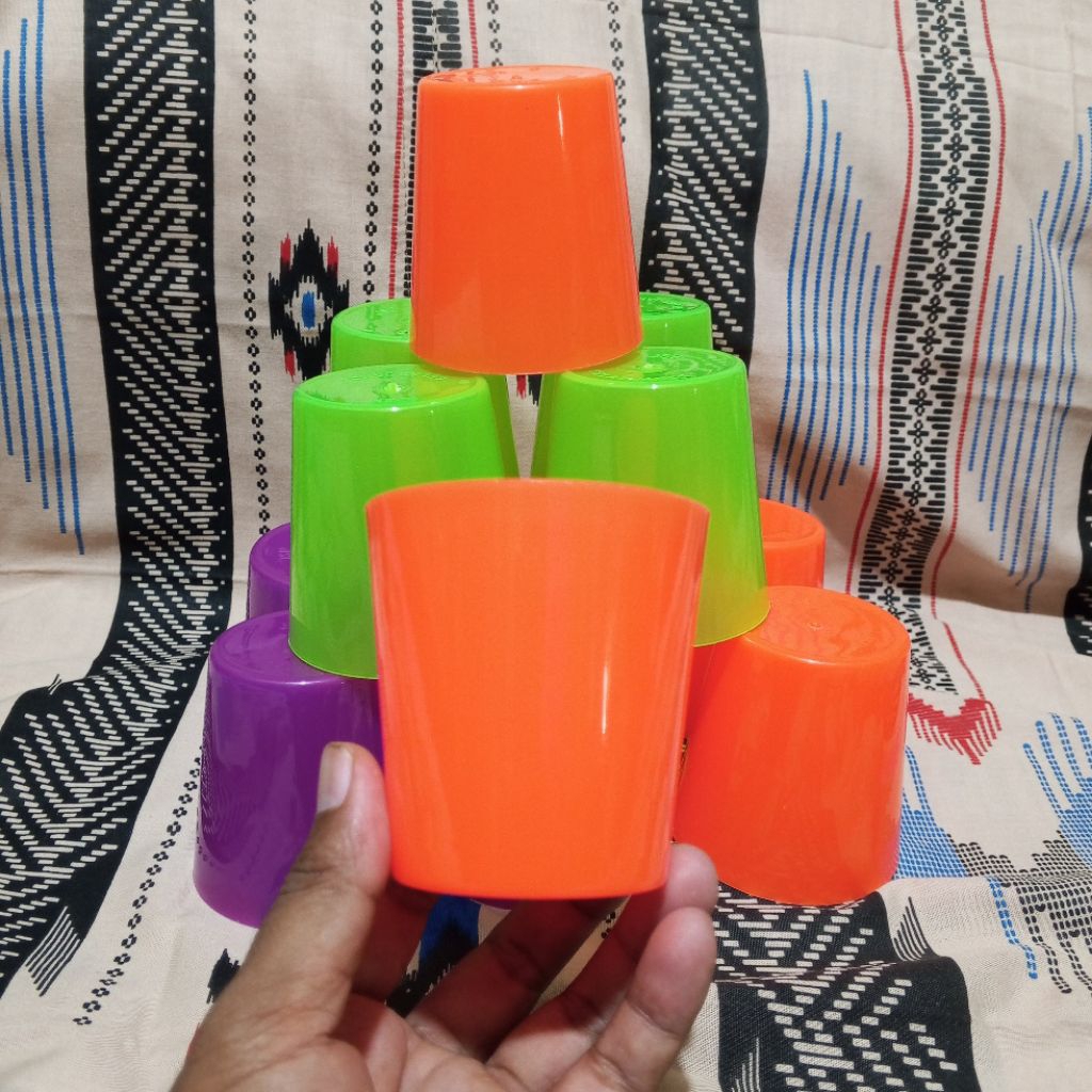 Gelas jamu gelas kopi gelas plastik