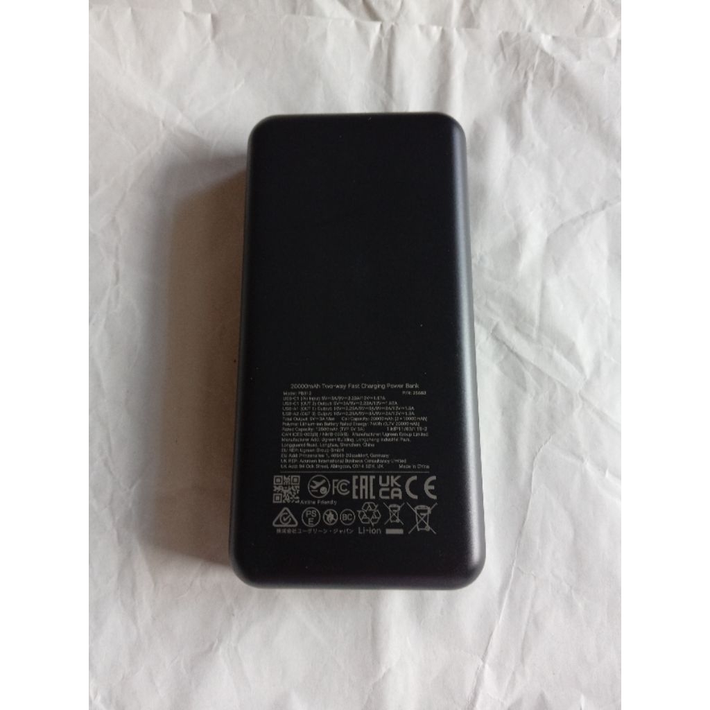 power bank ugreen second tangan pertama