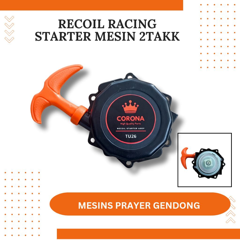 Recoil starter racing, recoil starter tu26