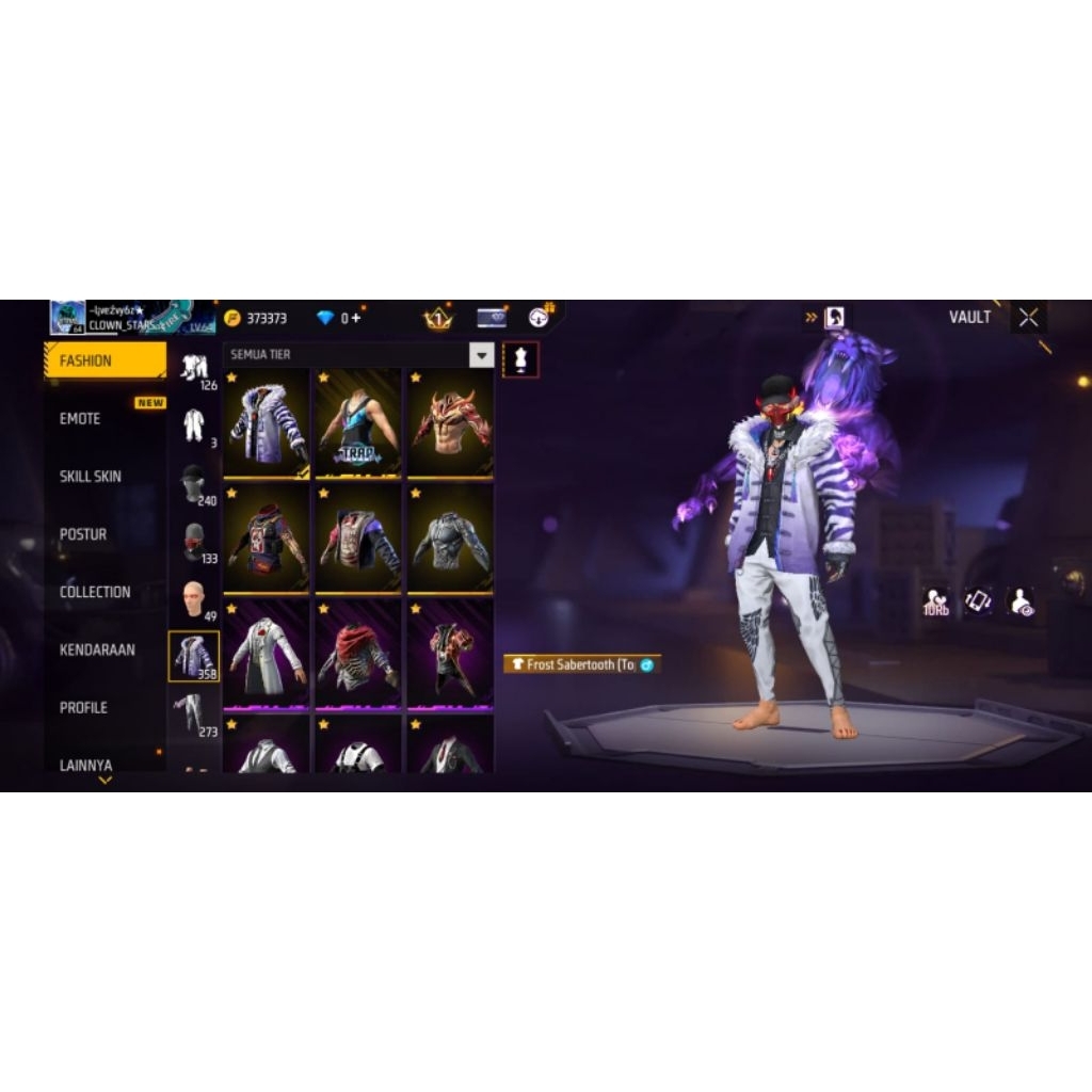 AKUN FF SPK EVO 1 OTW MAX COWOK/CEWEK
