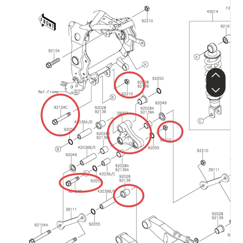 UNITRACK UNITRAK ARM SUSPENSION PLUS BAUT NINJA RR MONO NINJA 250 MONO Z250SL Z250 SL Z 250SL KAWASA