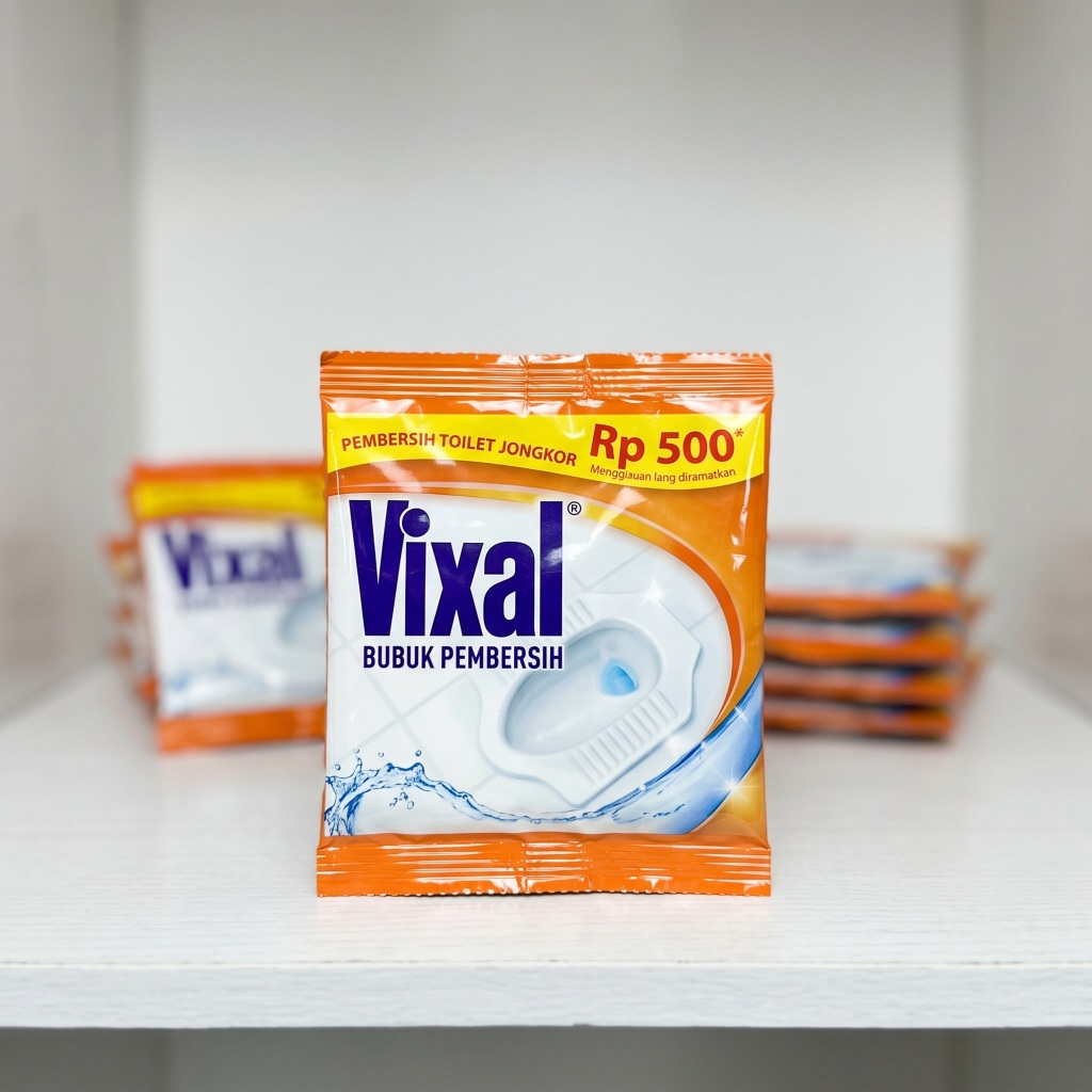 Vixal Bubuk Pembersih Toilet 15 gr Pembersih WC Kerak Membandel