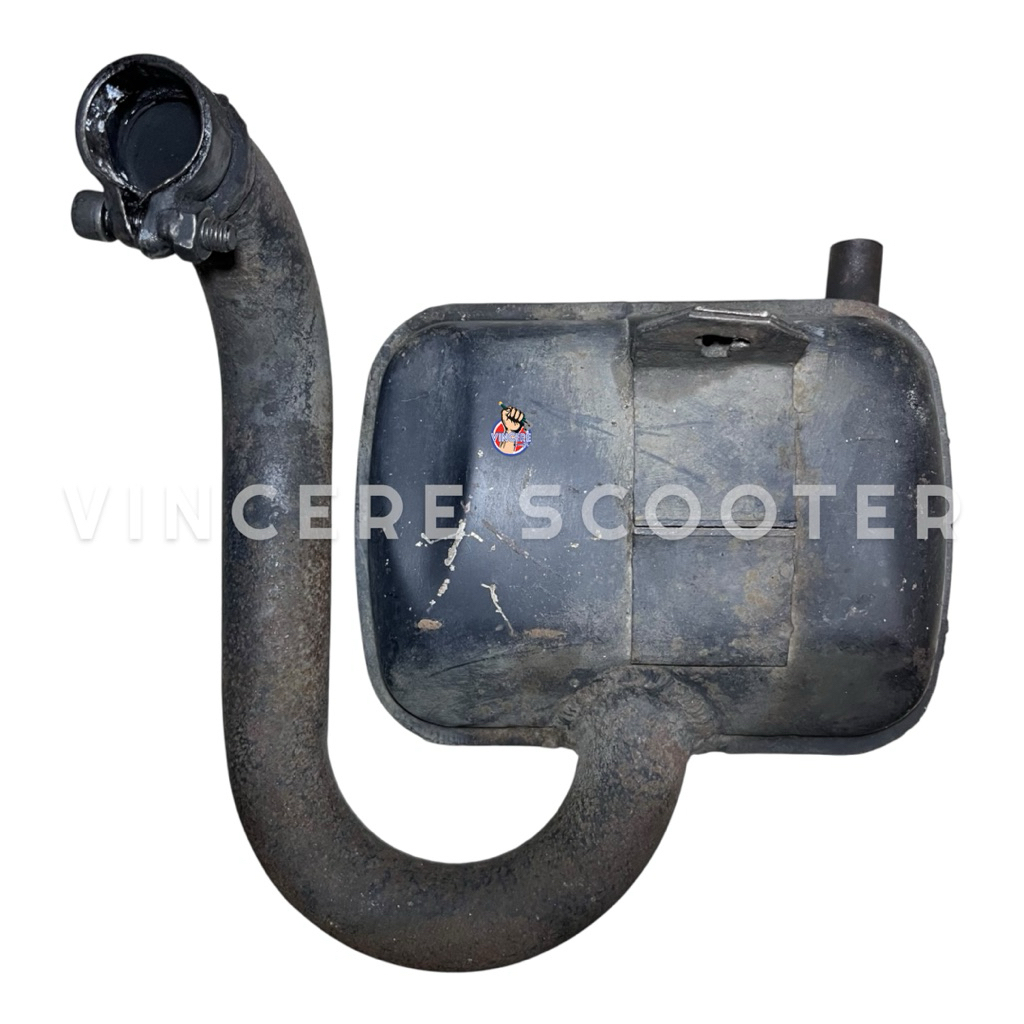 Knalpot DGM Leher Kerut Original Vespa Excel Exclusive New PX Super Sprint VBB
