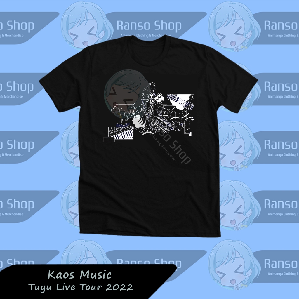 T-shirt Band Tuyu Live Tour 2022 Rei / Baju Band Tuyu / Kaos Waifu Kaos Musik Distro Anime Vocaloid 