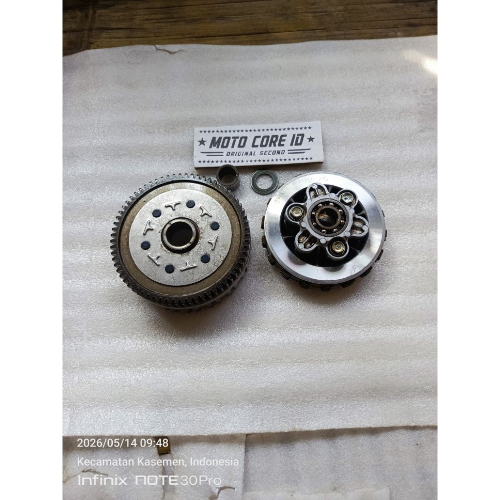 HOUSE KOPLING SUPRA X125 KARISMA ORIGINAL SECOND KPH RUMAH KOPLING DRAF GEAR KOMPLIT