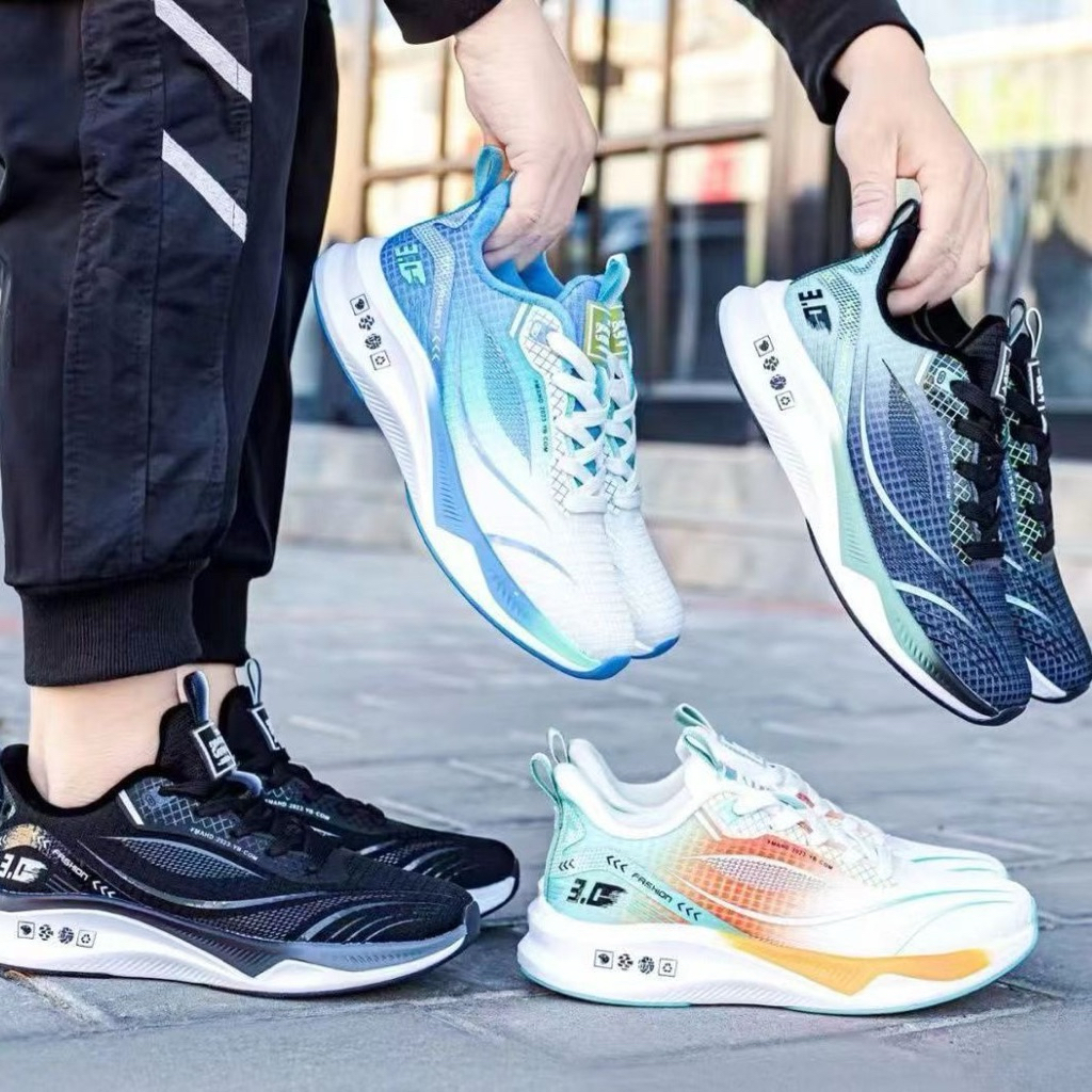 Carles Levin AeroRush Running Sneakers Pria | Sepatu Sport Casual Ringan Breathable Premium