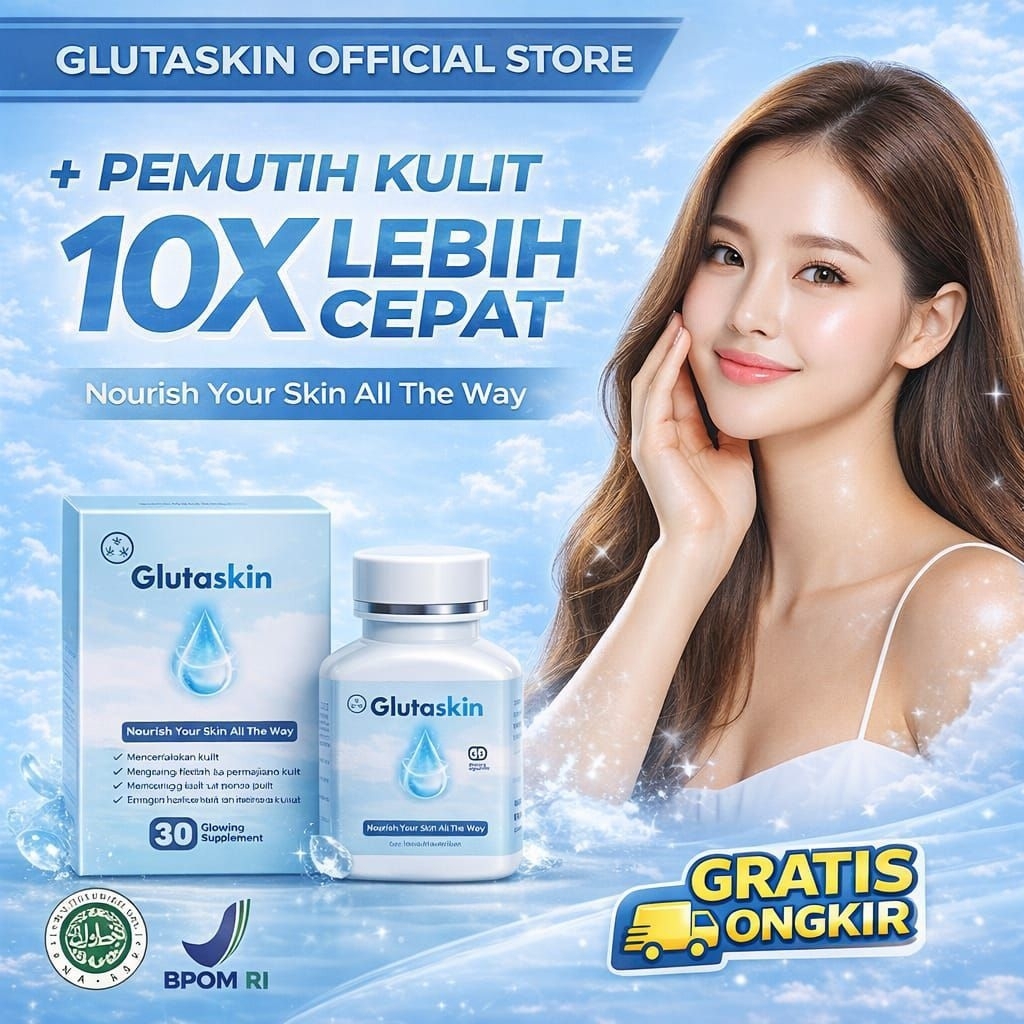 GLUTASKIN - xtra formula whitening pemutih badan ampuh