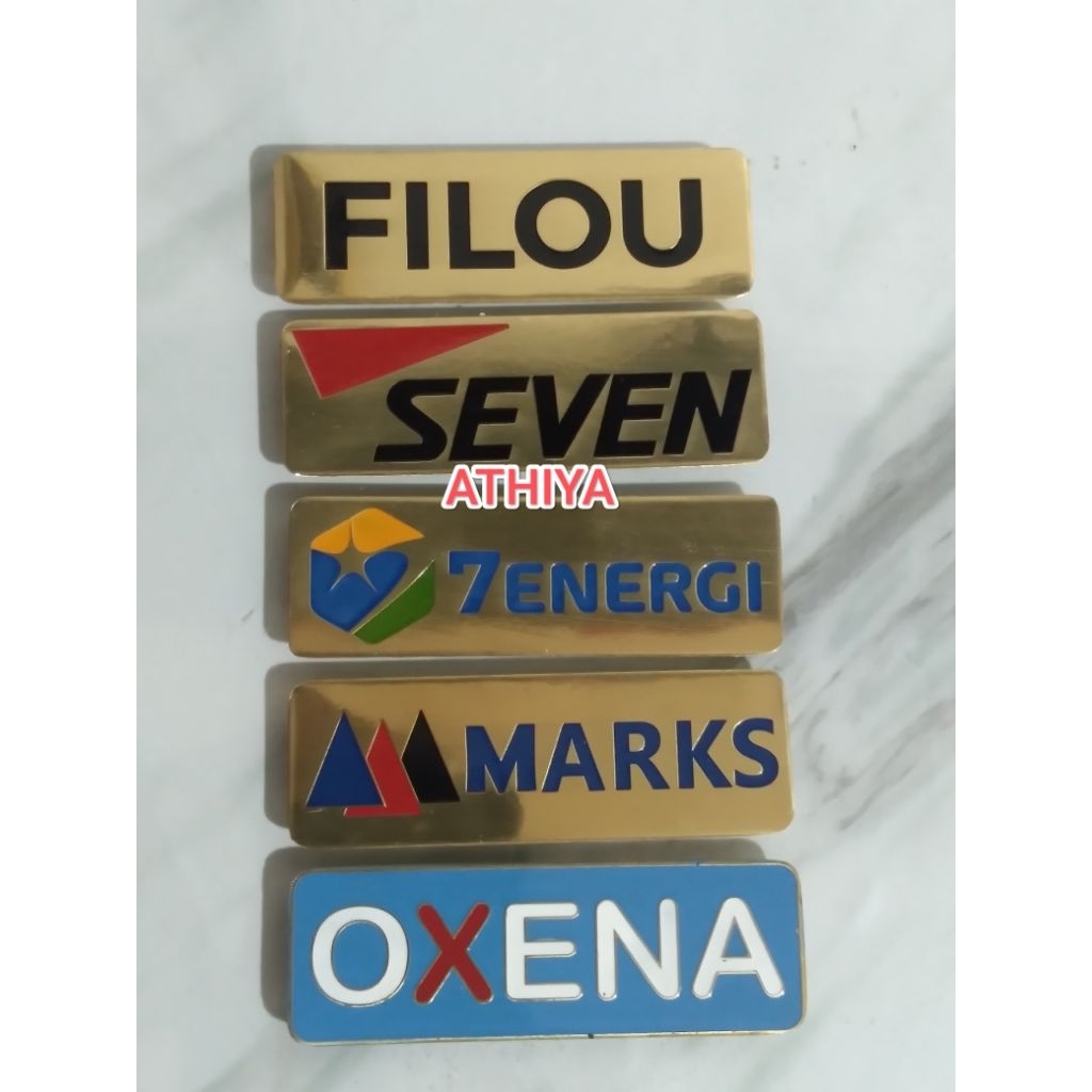 plat nama plat name pin custom java pupuk indonesia hkbp oxena marks 7energi seven filou