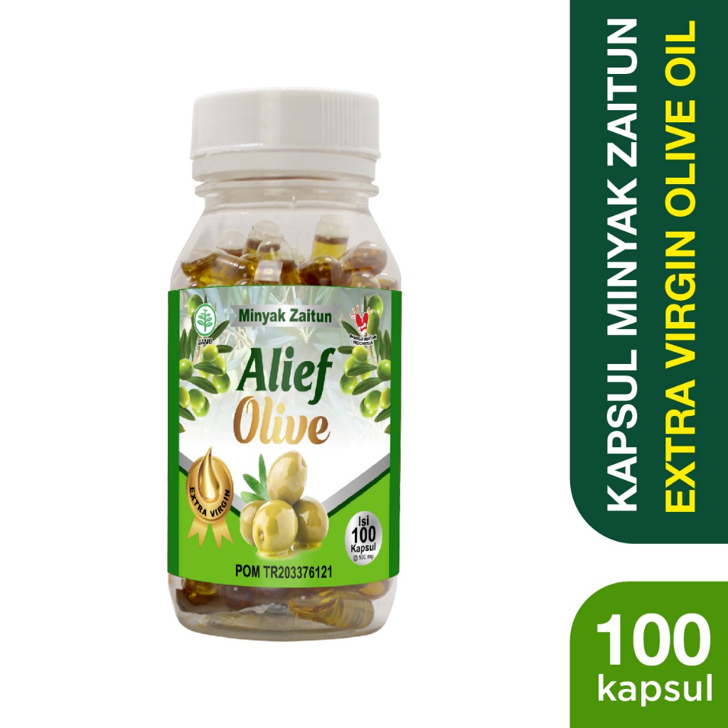 Kapsul Minyak Zaitun Extra Virgin Olive Oil 100 Kapsul