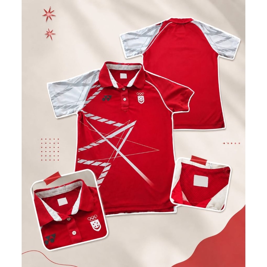 Baju polo olga badminton