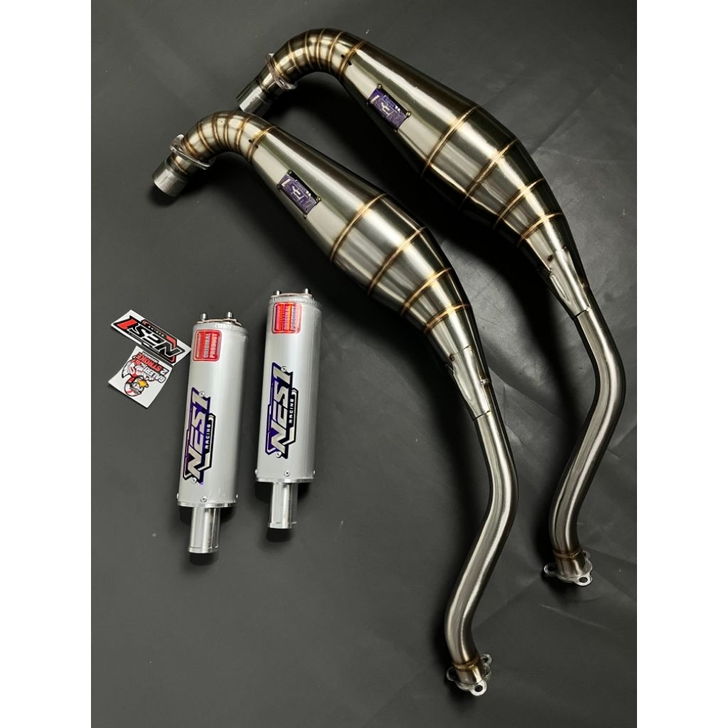 KNALPOT FIZR || CHAMBER GEMBUNG FIZR KOLONG REPSOL TYPE COBRA X SLINCER CNC ORIGINAL NESONE EXHAUST